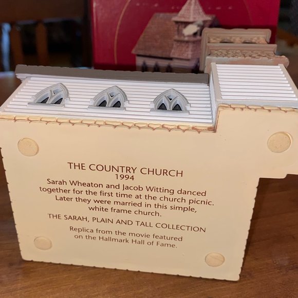 Hallmark Keepsake Christmas Ornament COUNTRY CHURCH Sarah Plain & Tall - Picture 5 of 12